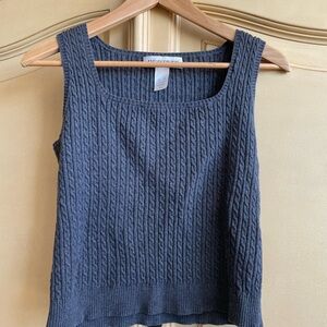 Jones New York Sport Gray Knit Top